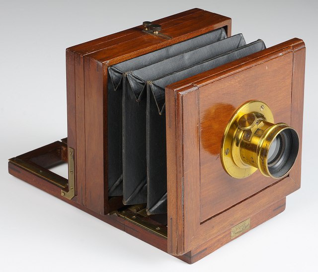 American (unknown) 1/4-plate 'presentation' camera, 1880s
