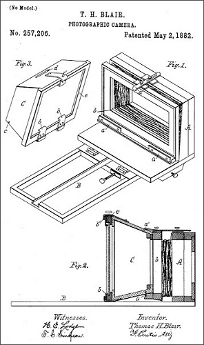 Combination Camera Patent. 1882