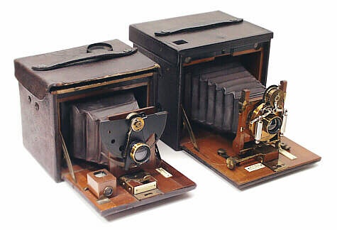 No.4 Folding Kodak Cameras, 1890 & 97.
