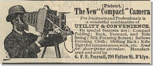 Early advertisement set the tone for the look of all future ads.