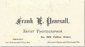 Frank's 1871-72 business card.